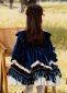 Velvet Ruffle Gown For Little Girls Dress 2