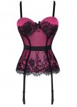 Sexy Corset Lace Cap Lingerie