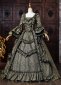 Gold Brocade Baroque Rococo Victorian Masquerade Dress