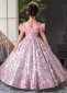 Girls Sequin Pink Mesh A line Prom Homecoming Dresses 4