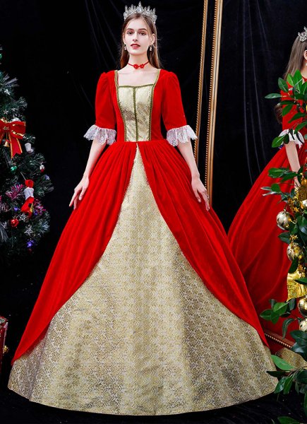 High Red Wedding | Birthday | Christmas | Party Dress Gown Theater Costumes