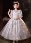 Flower Girls Glitter Silvery Thanksgiving Party Dresses 2