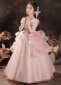 Flower Girls Pink Thanksgiving Formal Dresses 2
