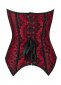 Red And Black Overbust Lingerie Corset 1