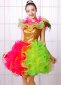 Holiday Apple Bud Shape Girls Dress