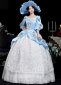 Blue Rococo Style Vintage Masquerade Dresses