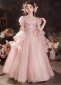 Flower Girls Pink Thanksgiving Formal Dresses