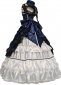 1880s 1890s Smooth Satin Blue Pink Dress 1