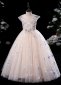 Children Butterfly Sequin Tulle Dress Girls Prom Homecoming Dresses