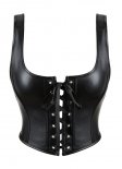 6XL Plus Size Fashion Leather Corset Vest