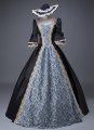 Upscale Black Gothic Victorian Historical Dress Marie Antoinette Dress Carnivale Prom Costume