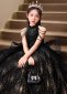 Girls Black Stage Show Graduation Party Dress 4