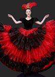 Masquerade Samba Party Ball Gown Modern Dance Party Carnival Dress up