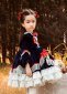Luxury Velvet Christmas Formal Girl Short Gown 1