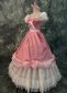 Women Girls Pink Sleeping Beauty Dress