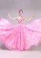 One Shoulder Full Circle Formal Dresses Pink