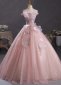 Sparkly Pink Off the Shoulder Long Formal Dress