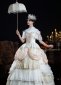Women Champagne Baroque Rococo Historical Costume 2