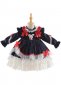 Luxury Velvet Christmas Formal Girl Short Gown 3