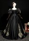 Medieval Black Masked Prom Halloween Dress 3