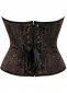 Vintage Brocade Jacquard Bustier Corset 2