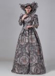 Vintage Edwardian Victorian Bustle Dresses Carnival Party Ball Gown