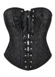Black Jacquard Sexy Corset