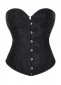 Black Jacquard Overbust Corset