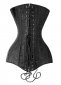 Hip Gores Brocade Jacquard Long Overbust Corset