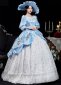 Blue Rococo Style Vintage Masquerade Dresses 2
