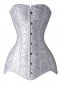 Historic Hip Gores Brocade Jacquard Long Overbust Corset
