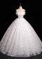 Girls Appliques Tulle Wedding Dress With White