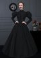 Gothic Victorian Black Dress Steampunk Historical Halloween Funeral Costume 2