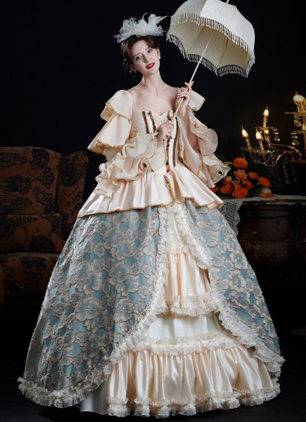 Special Occasion Carnival Ball Gown Princess Masquerade Tea Garden Party Dresses