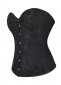 Black Jacquard Overbust Corset
