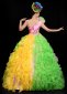Single Shoulder Flower Bud Dance Costume for Stages 2