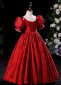 Christmas Girls Jacquard Bead Ball Gown 2