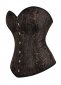 Vintage Brocade Jacquard Bustier Corset