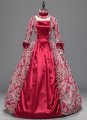 Renaissance Ball Gown Floral Victorian Dress Theater Costume