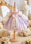 Baby Purple Japanese Anime Cosplay Lolita Dresses Girls Halloween Party Dress