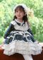 Floral Ruffle Victorian Dress For Little Girls 1