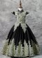 black gold oriental girls formal party dress.jpg