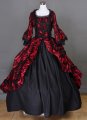 Renaissance Marie Antoinette Brocade Princess Gothic Fantasy Dress Theater Gown