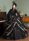 Winter 18th Century Ball Gown And Cloak Gothic Costume 2Pcs