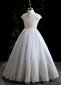 High Neck Gray Tulle Performance Graduation Party Dresses 2
