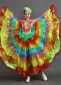 Tulle Ruffled Rainbow Super Large Skirt Tulle Dresses Green