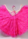Holiday Carnival Dance Dresses One Shoulder Full Circle Formal Dresses
