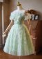 Light Green Sequin Applique Short Prom Homecoming Party Dress