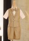 Boys 4Pcs Khaki Suits Kids Ring Bearers and Formal Occasions Outfits
