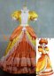 Adult Yellow Super Mario Daisy Peach Cosplay Dress